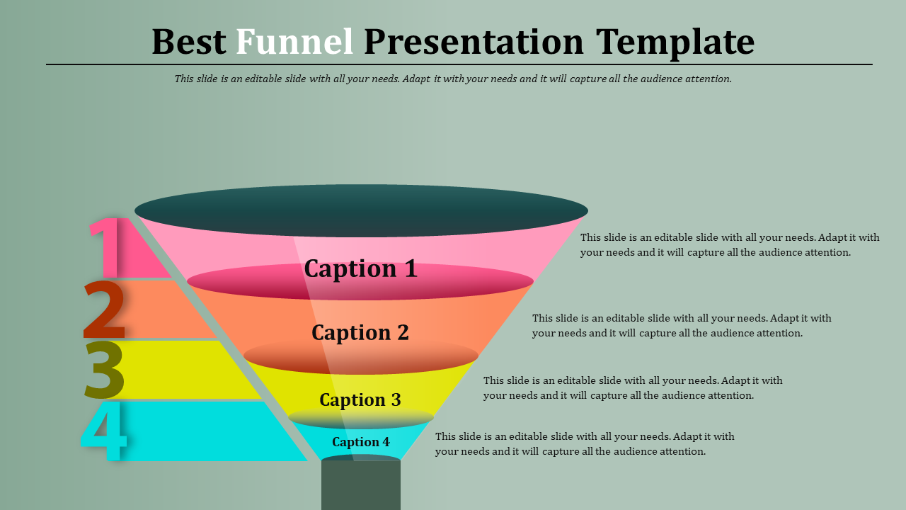  Funnel Presentation PPT Template And Google Slides Themes
